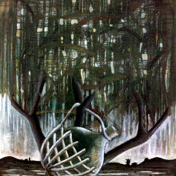 Peinture intitulée "agua fresca" par Salvador Cabello, Œuvre d'art originale