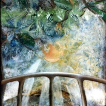 Pittura intitolato "balcon" da Salvador Cabello, Opera d'arte originale