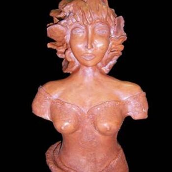 Sculpture titled "Buste Femme" by Salvador Christine, Original Artwork