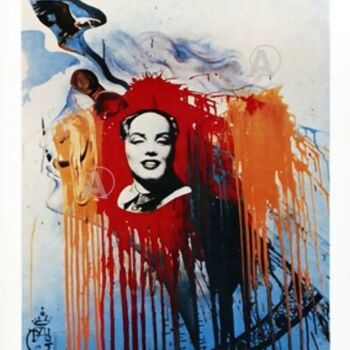 Gravures & estampes intitulée "Rare Marilyn Monroe…" par Salvador Dali, Œuvre d'art originale, Lithographie