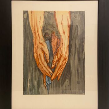 Obrazy i ryciny zatytułowany „The mounth of Geyron” autorstwa Salvador Dali, Oryginalna praca, Litografia Zamontowany na Inn…