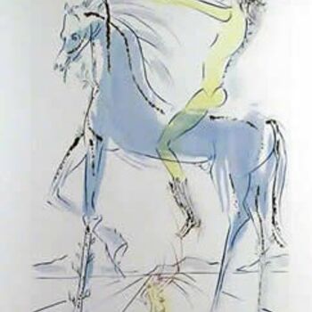 Gravures & estampes intitulée "I have compared thee" par Salvador Dali, Œuvre d'art originale