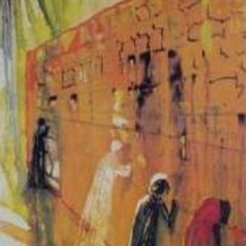 Printmaking titled "DALI - Wailing Wall…" by Salvador Dali, Original Artwork