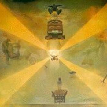 Printmaking titled "The Station at Perp…" by Salvador Dali, Original Artwork