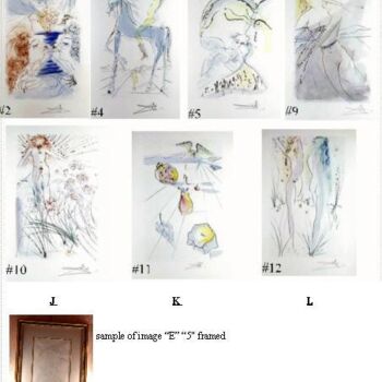 Prenten & gravures getiteld "Song of Songs of Ki…" door Salvador Dali, Origineel Kunstwerk