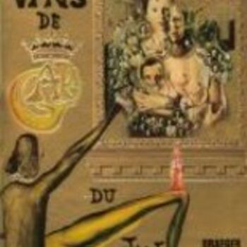 Photographie intitulée "DALI VINS DE GALA" par Salvador Dali, Œuvre d'art originale