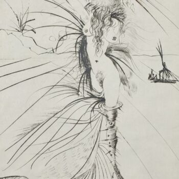 Printmaking titled "Salvador Dali, Les…" by Salvador Dali, Original Artwork, Etching