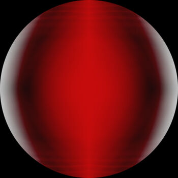 Photographie intitulée "Orb 2.0 Red" par Salvatore John Sgroi, Œuvre d'art originale, Photographie numérique