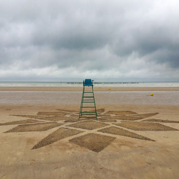 Fotografía titulada "Green Chair" por Samuel Dougados, Obra de arte original, Fotografía digital