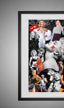 Digital Arts titled "Madonna" by Sam _i Digital Art, Original Artwork, Photo Montage