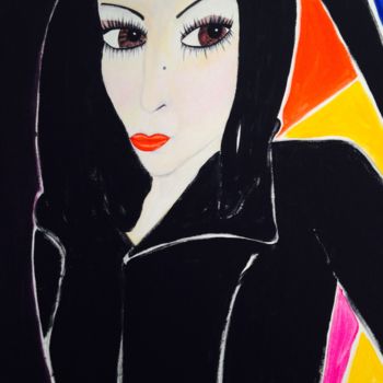 Painting titled "Cartoon" by Samah Mtimet, Original Artwork, Acrylic