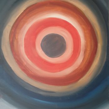 Painting titled "Univers Target" by Samantha Monge, Original Artwork, Acrylic