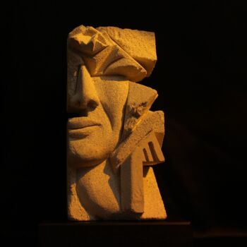 Escultura intitulada "Svevo" por Samart, Obras de arte originais, Pedra