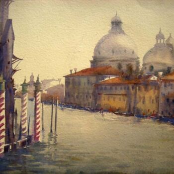 Painting titled "Beauty of Venice-2" by Samiran Sarkar, Original Artwork, Oil