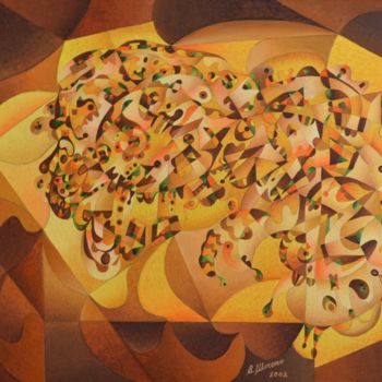 Peinture intitulée "LIBERTINAGE = INDIV…" par Salvador  Moreno, Œuvre d'art originale, Huile