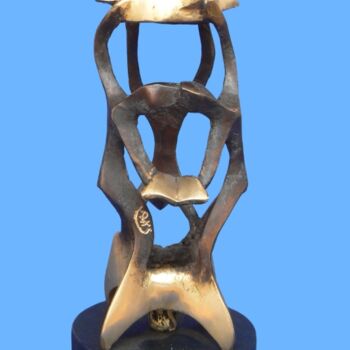 雕塑 标题为“L'appel à la paix” 由Abdoul Karim Sana, 原创艺术品, 青铜