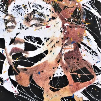 Картина под названием "Bea" - Sánchez Gruffy, Подлинное произведение искусства, Масло Установлен на Деревянная рама для носи…