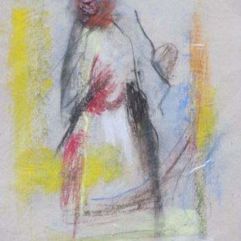 Painting titled "Cardenal" by Jorge Alberto Sánchez Conte, Original Artwork, Oil