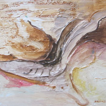 Schilderij getiteld "De la serie ritmos…" door Jorge Alberto Sánchez Conte, Origineel Kunstwerk, Olie