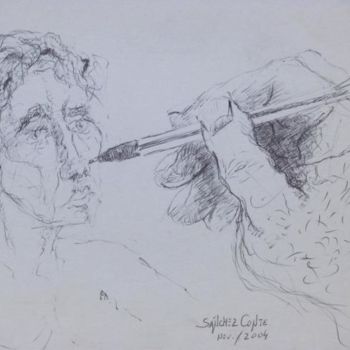 Dibujo titulada "Sin Título" por Jorge Alberto Sánchez Conte, Obra de arte original, Otro