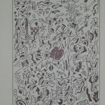Drawing titled "Formas" by Jorge Alberto Sánchez Conte, Original Artwork, Other
