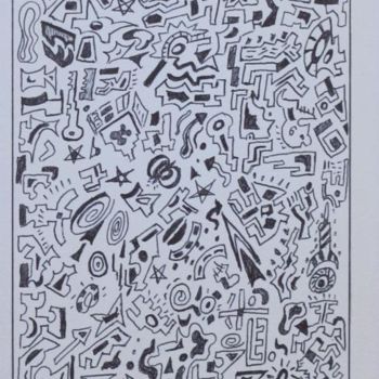 Drawing titled "Formas II" by Jorge Alberto Sánchez Conte, Original Artwork, Other