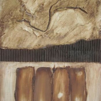 Pintura titulada "Fósiles" por Jorge Alberto Sánchez Conte, Obra de arte original, Oleo