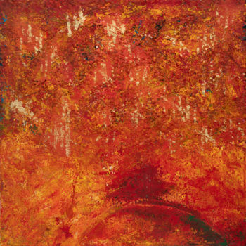 Pintura titulada "Red space" por Sandipruel, Obra de arte original, Acrílico