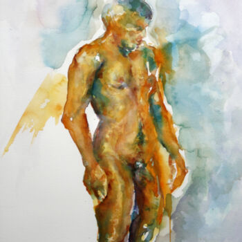 Painting titled "David" by Sandra Artiga, Original Artwork, Other