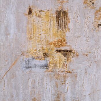 Pittura intitolato "LINE GOLD" da Sandra Ballve, Opera d'arte originale, Acrilico Montato su Telaio per barella in legno