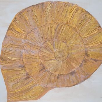 Pintura intitulada "CARGOL" por Sandra Ballve, Obras de arte originais, Acrílico Montado em Armação em madeira