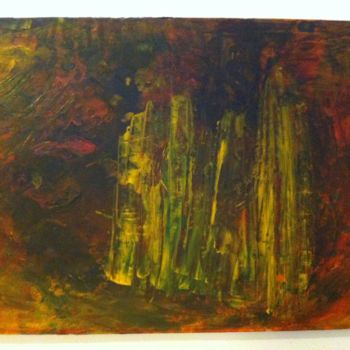 Malarstwo zatytułowany „" Fire in the dark "” autorstwa Sandra C., Oryginalna praca