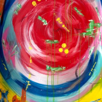 Malerei mit dem Titel "univers" von Sandra Cremonese, Original-Kunstwerk, Acryl
