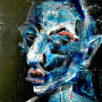 Картина под названием "o.T." - Sandra Ludwig, Подлинное произведение искусства, Акрил Установлен на Деревянная рама для носи…