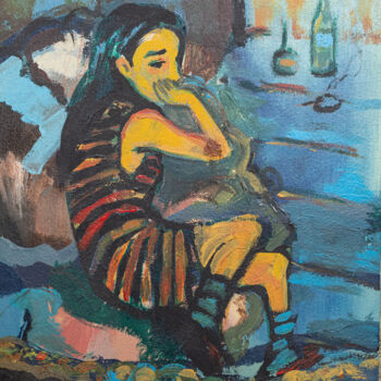 Pintura intitulada "Solo" por Sandra Milojkovic (COLE), Obras de arte originais, Acrílico