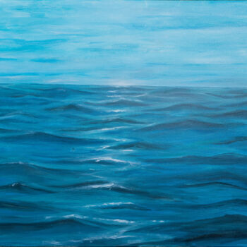 Pittura intitolato "La Mer" da Sandra Milojkovic (COLE), Opera d'arte originale, Acrilico