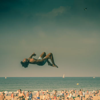 「In the air」というタイトルの写真撮影 Sandra Clémentによって, オリジナルのアートワーク, デジタル
