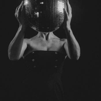 Fotografia intitolato "Disco" da Sandra Clément, Opera d'arte originale, Fotografia digitale