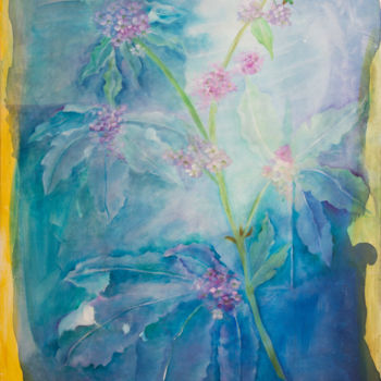 Pintura intitulada "Flor da Castanha da…" por Sandra Filardi, Obras de arte originais, encáustico