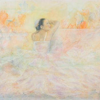 Painting titled "Bailarina de Ávila…" by Sandra Filardi, Original Artwork, Oil