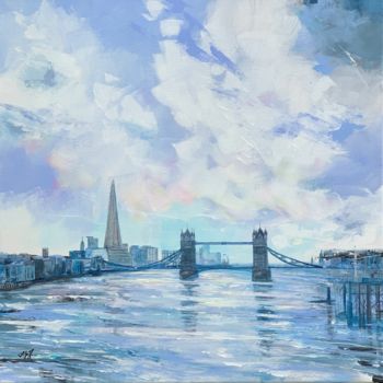 Malarstwo zatytułowany „London” autorstwa Sandra Gebhardt-Hoepfner, Oryginalna praca, Akryl