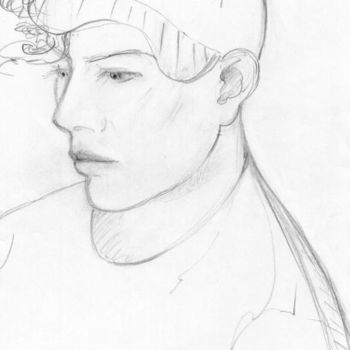 Drawing titled "Filip" by Rodica Miller, Original Artwork