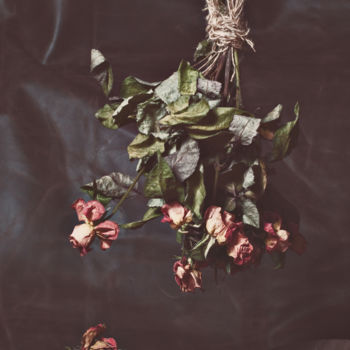 Photographie intitulée "Rosas Colgantes" par Sandra Platas Hernández, Œuvre d'art originale, Photographie numérique