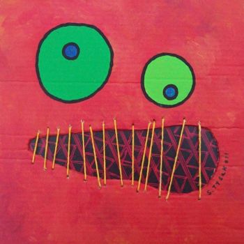Pintura titulada "De la serie "Ojos a…" por Sandra Tysak, Obra de arte original, Oleo