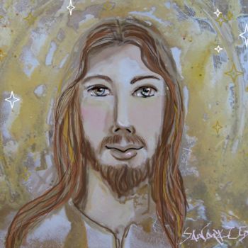 Printmaking titled "Jesus Cristo de San…" by Sandra Uga, Original Artwork, Engraving