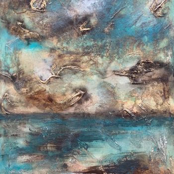 Pittura intitolato "Ocean" da Brugeras Sandrine, Opera d'arte originale, Acrilico