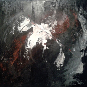 Painting titled "Fracture" by Sandrine Chalot, Original Artwork