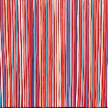 Peinture intitulée "Colors vibrations p2" par Guena, Œuvre d'art originale, Acrylique Monté sur Châssis en bois