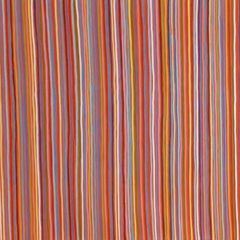 Schilderij getiteld "Colors vibrations 6" door Guena, Origineel Kunstwerk, Acryl Gemonteerd op Frame voor houten brancard