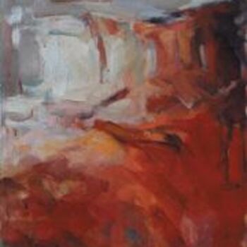 Painting titled "Pape couché" by Sandrine Wely, Original Artwork